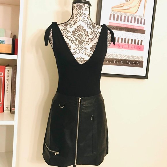 Plunging Tie Bodysuit with Medium Bottom Coverage - Picture 7 of 8